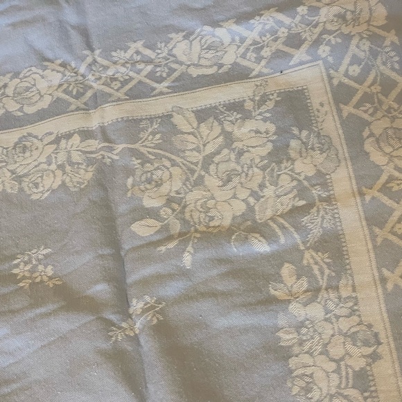 Vtg Le Jacquard Francais cotton tablecloth - Picture 4 of 15